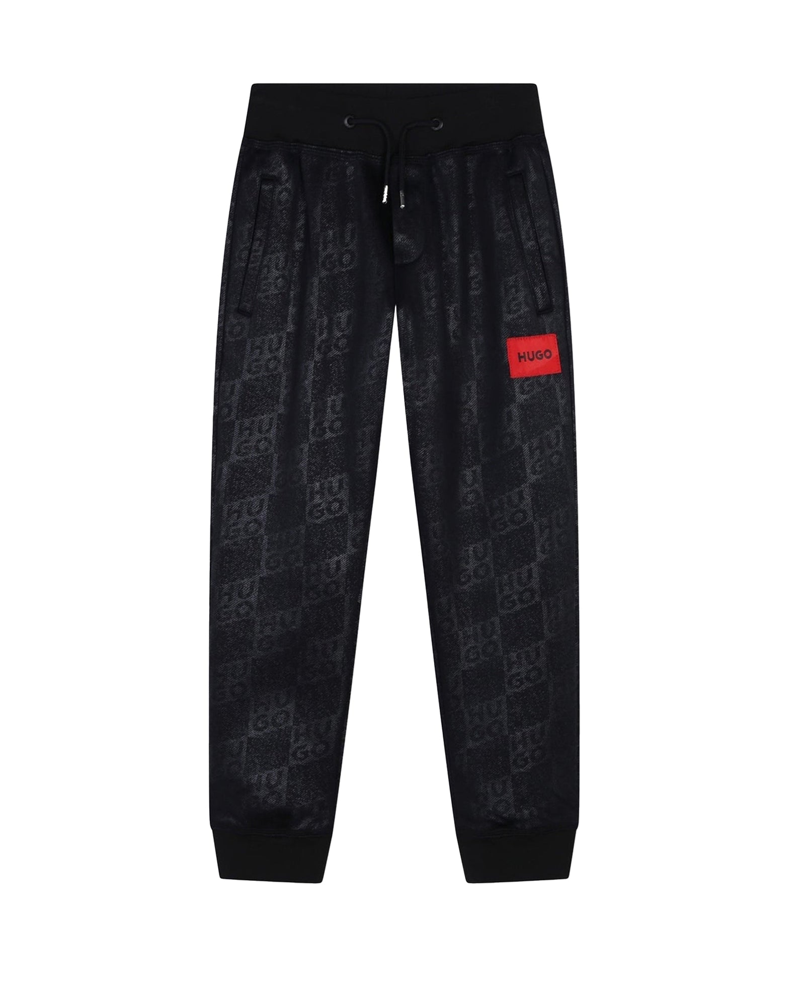 Pantalon de survêtement à imprimé en molleton - Black
