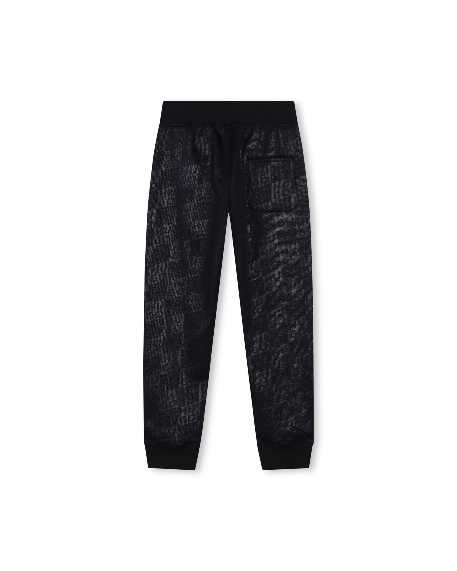 Pantalon de survêtement à imprimé en molleton - Black