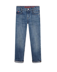 Pantalon 5 poches en denim - Double Stone