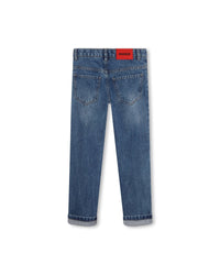 Pantalon 5 poches en denim - Double Stone