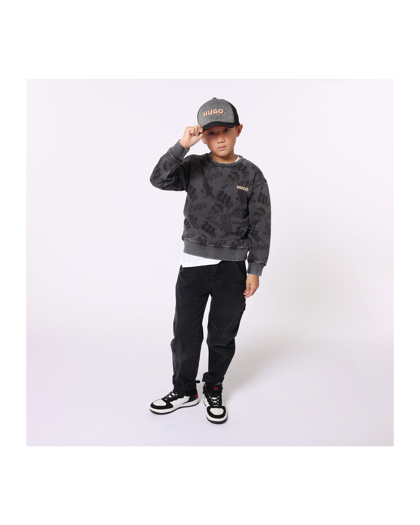 Pantalon 5 poches en denim - Denim Black