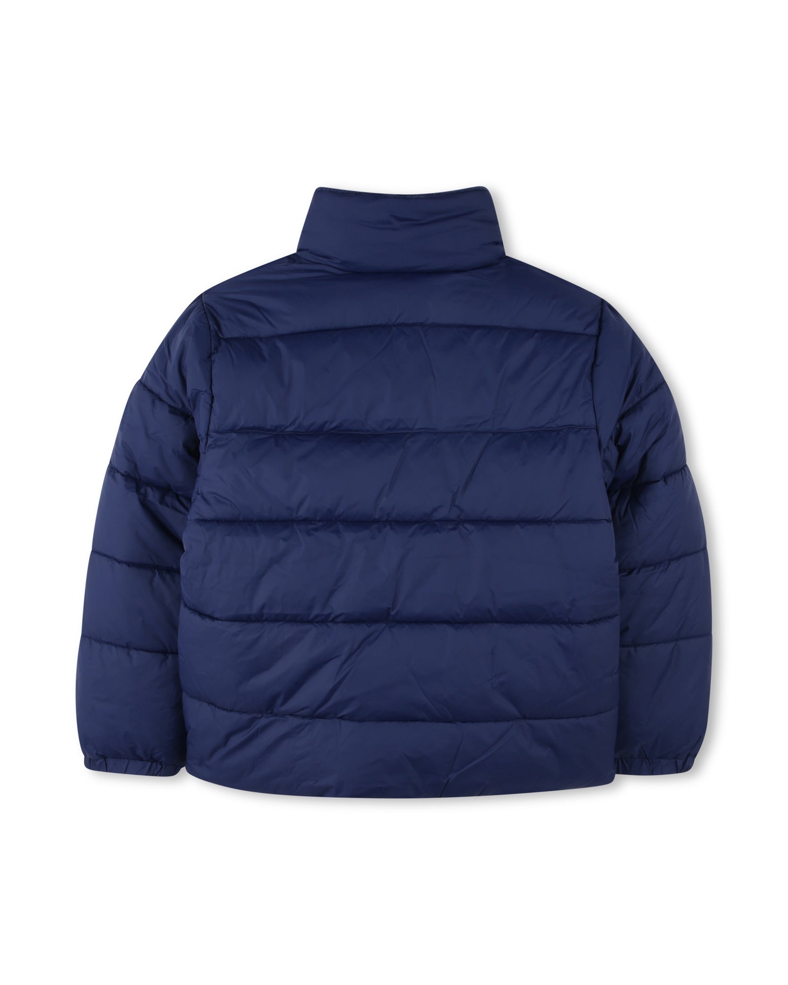 Doudoune déperlante à capuche à zip - Medieval Blue