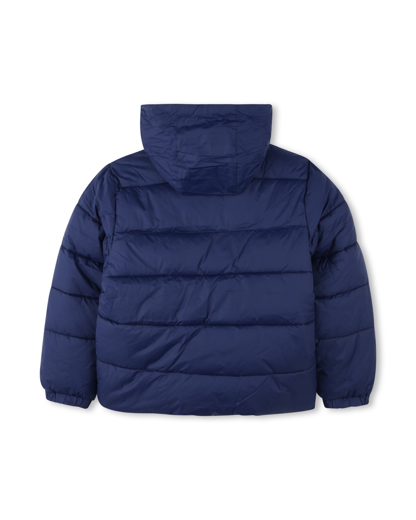 Doudoune déperlante à capuche à zip - Medieval Blue