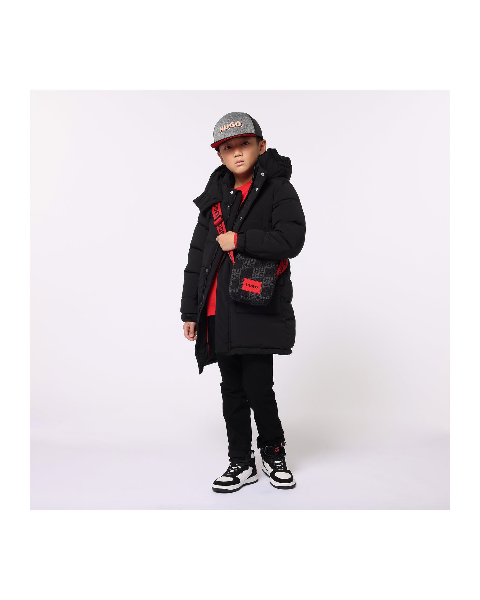 Hooded jacket - Black