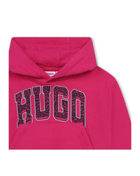 Sweat à capuche à motif en molleton - Grenadine