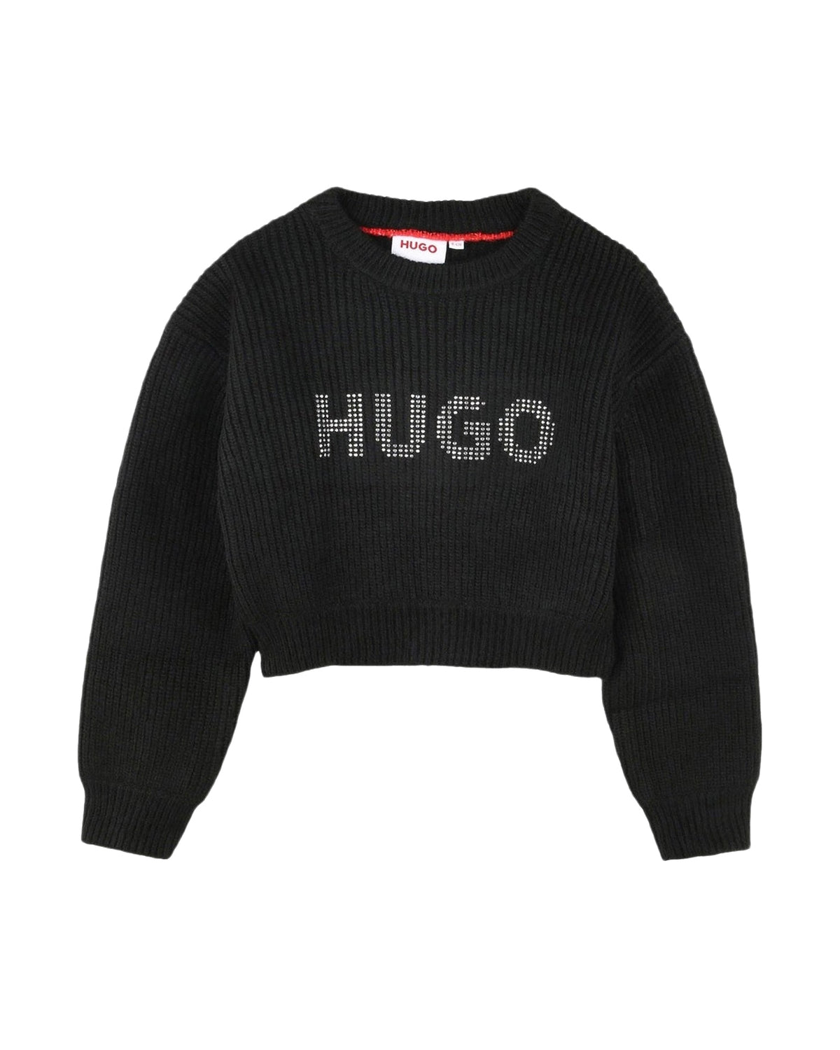 Pull court à logo clouté - Black