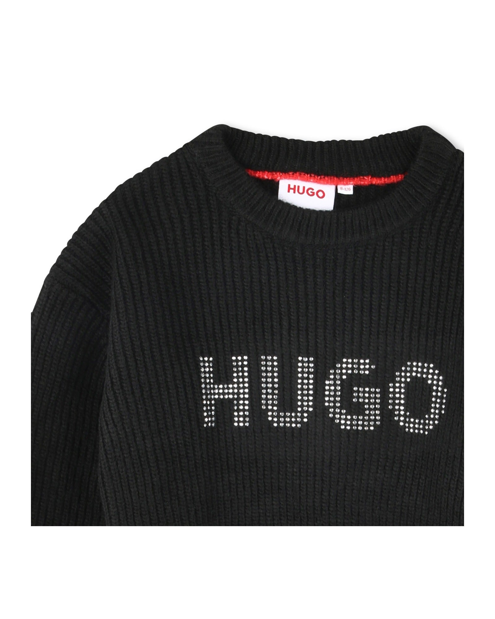 Pull court à logo clouté - Black