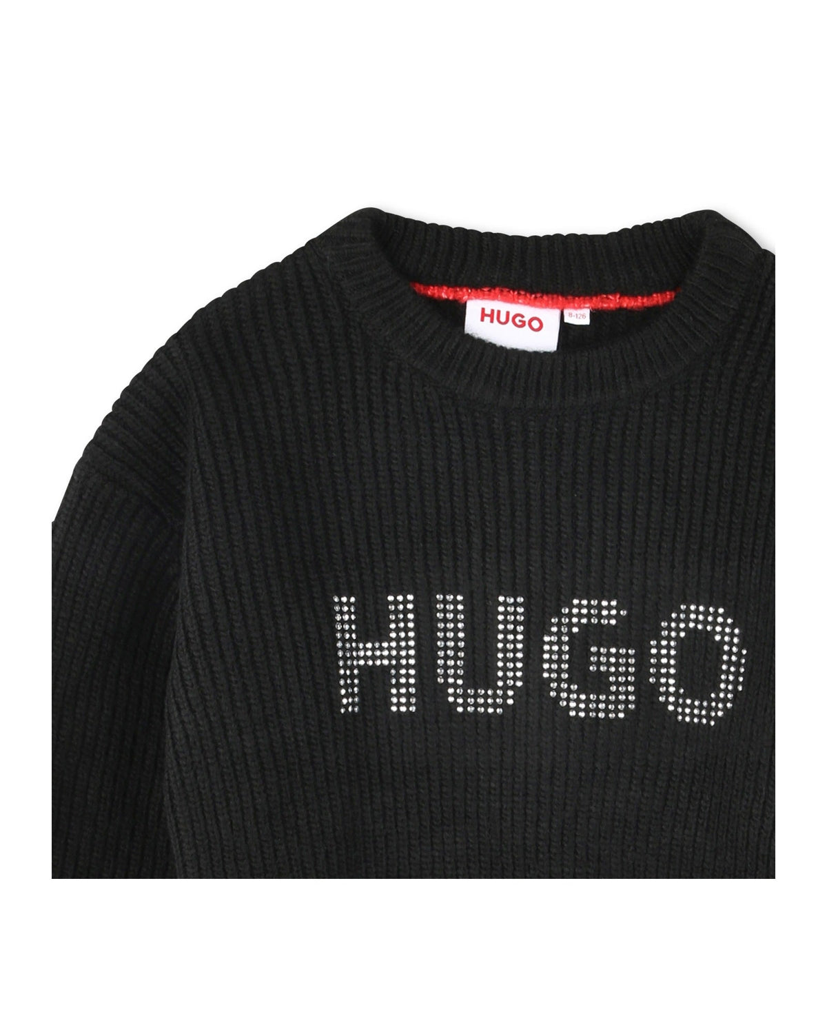 Pull court à logo clouté - Black