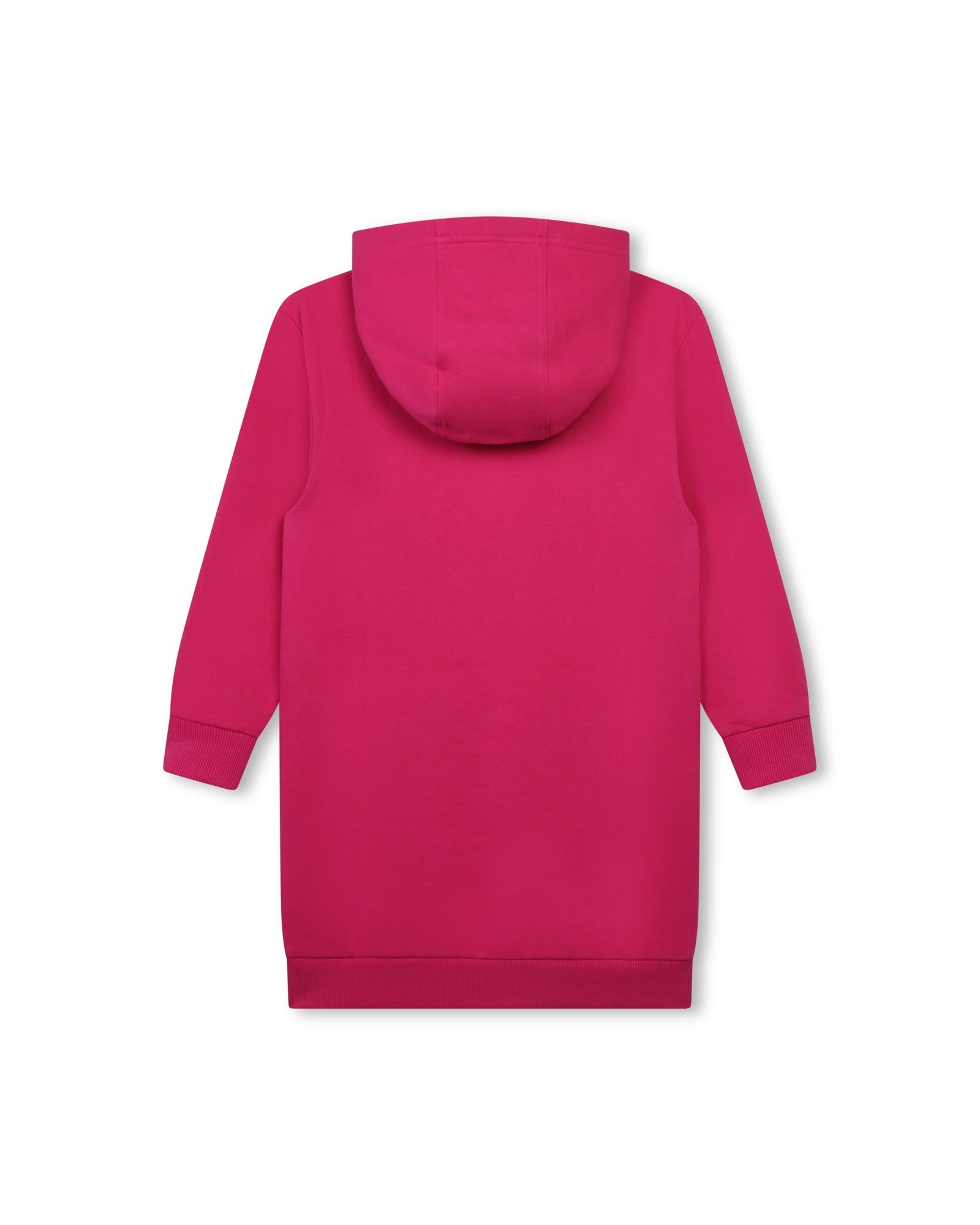 Cotton Varsity hoodie dress - Grenadine