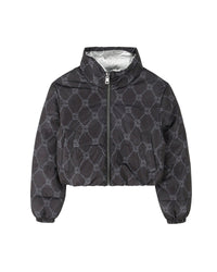 Reversible down jacket with pockets - Black