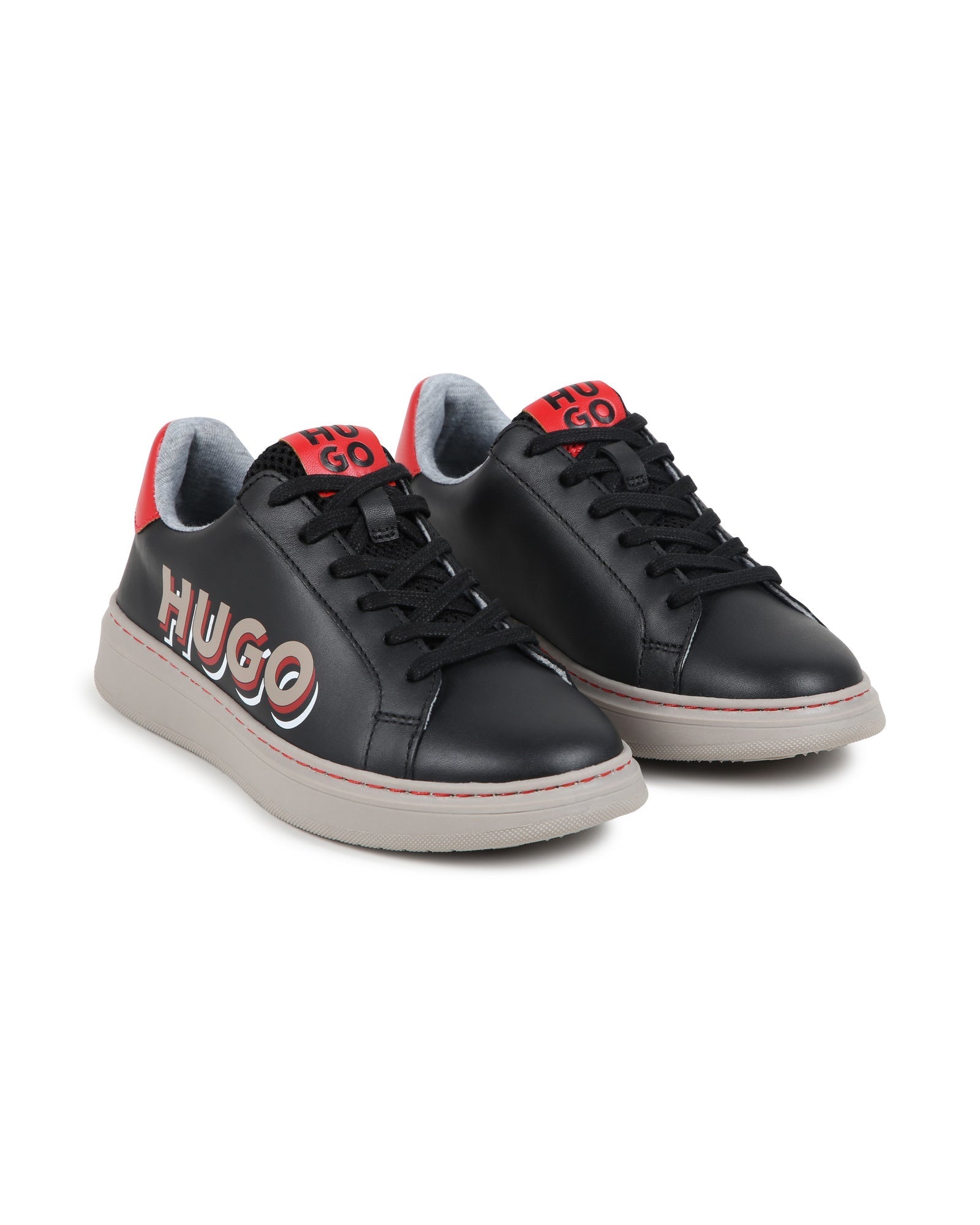Leather sneakers - Black