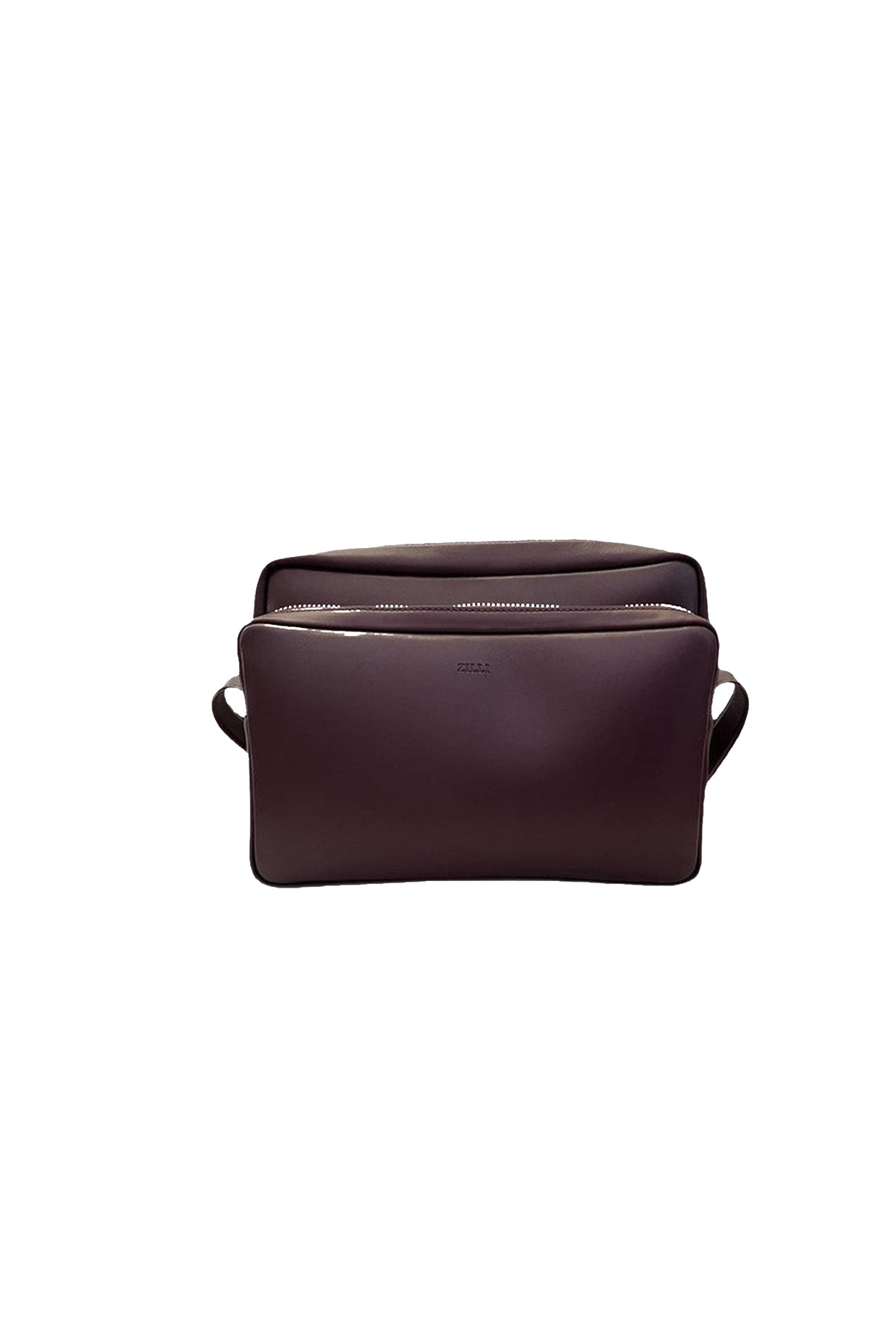 Small leather shoulder bag - Bordeaux