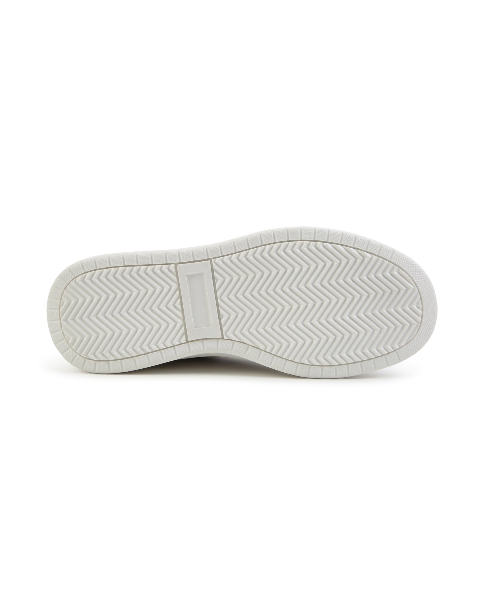 Leather lace-up sneakers - White
