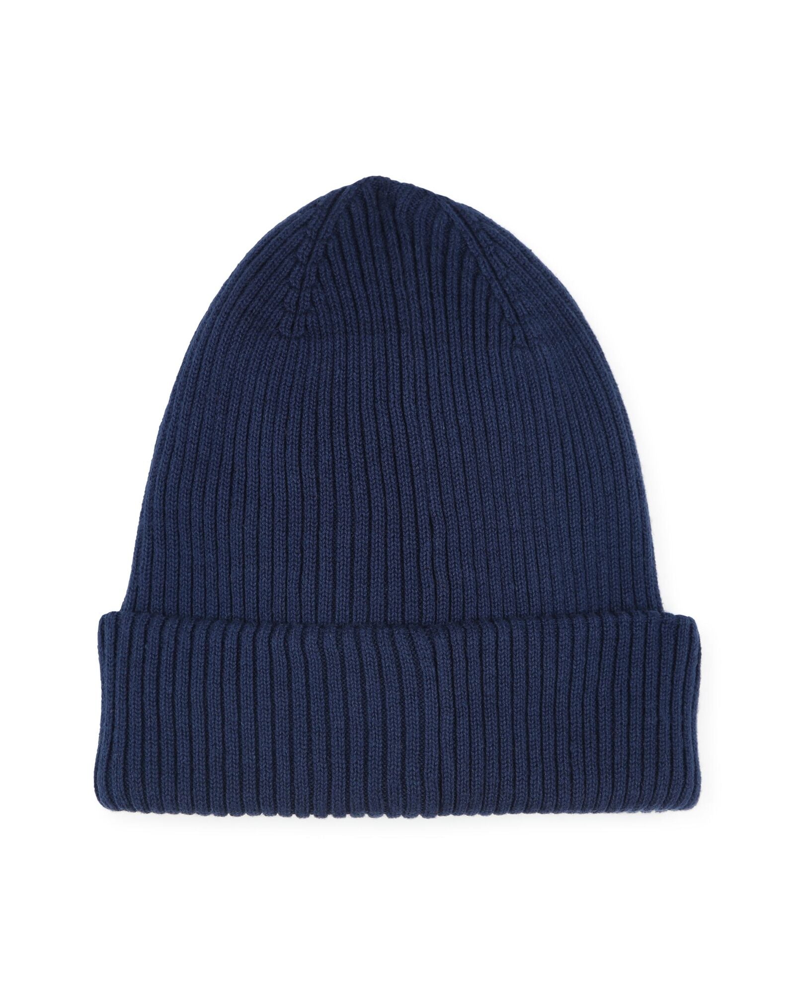 Bonnet à revers en coton - Medieval Blue