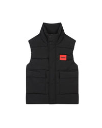 Sleeveless down jacket - Black