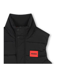 Sleeveless down jacket - Black