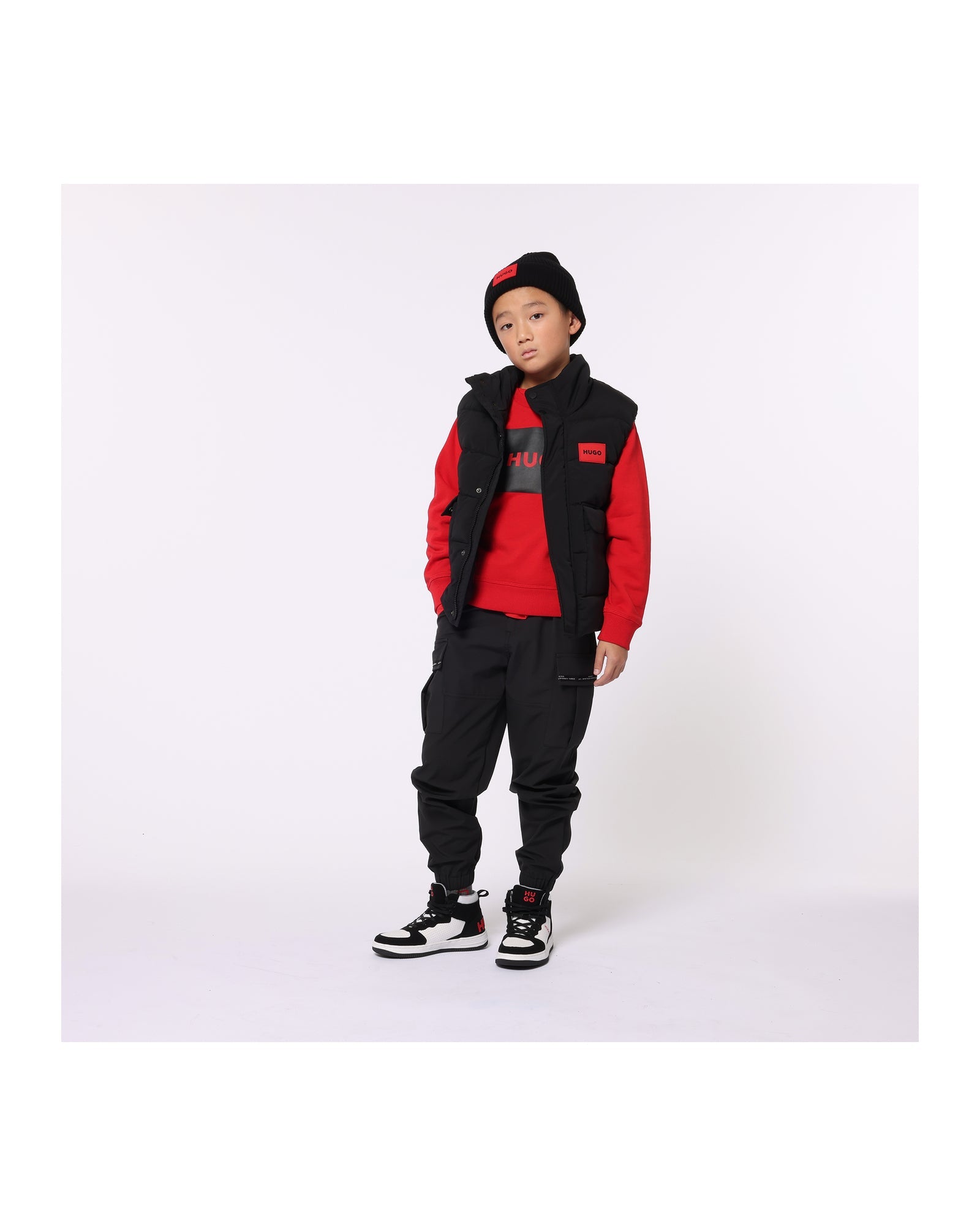 Sleeveless down jacket - Black