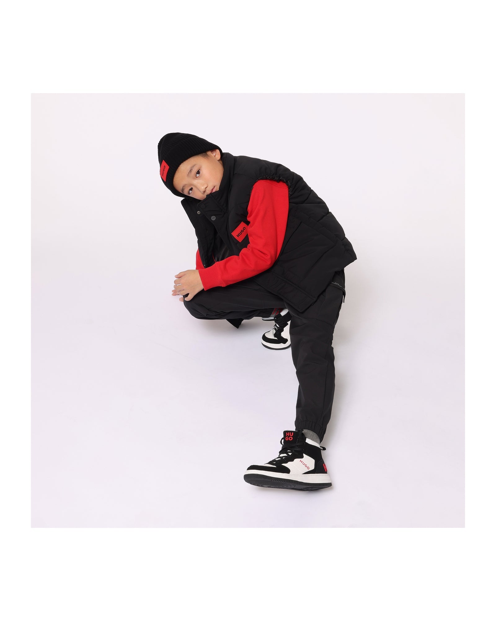 Sleeveless down jacket - Black