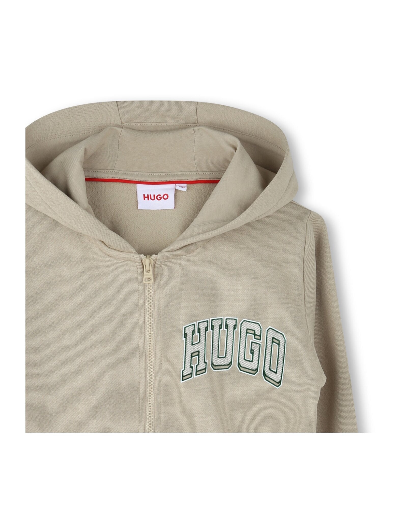 Gilet de survêtement à capuche en coton - Stone