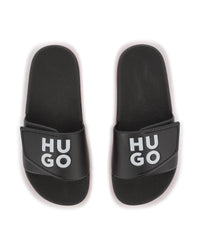 Mules avec logo - Black