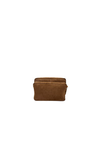 Petit sac à bandoulière en daim - Tobacco