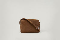 Petit sac à bandoulière en daim - Tobacco