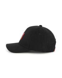 Casquette avec logo en coton - Black