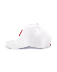Casquette avec logo en coton - Blanc