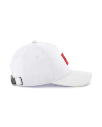 Casquette avec logo en coton - Blanc