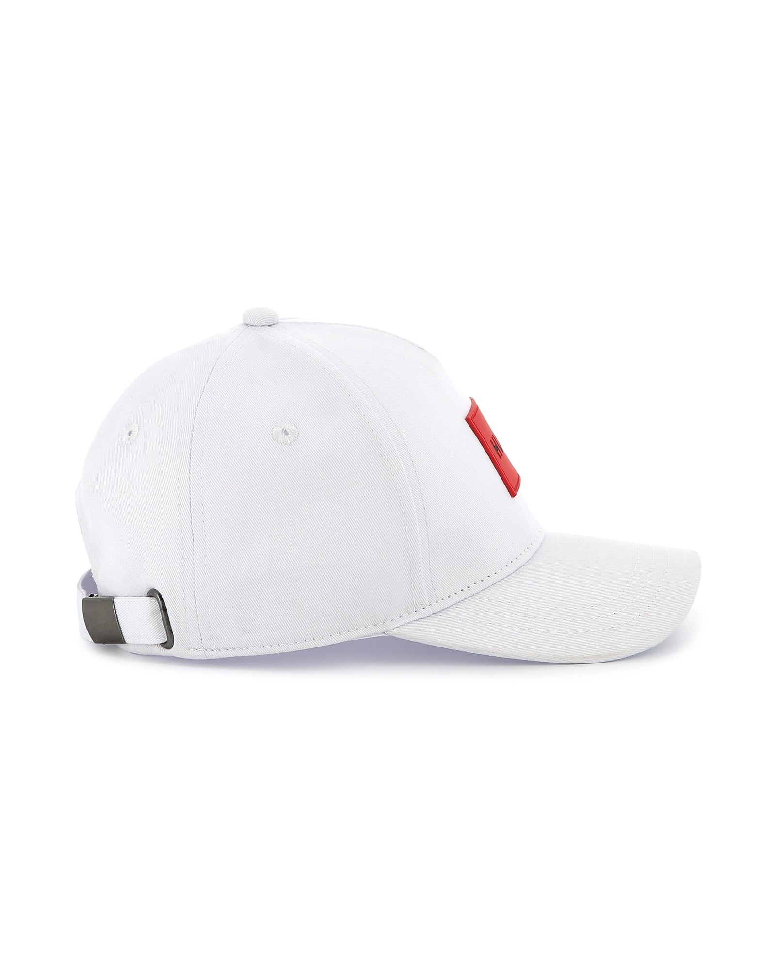 Casquette avec logo en coton - Blanc