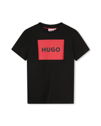 Short-sleeved cotton T-shirt - Black