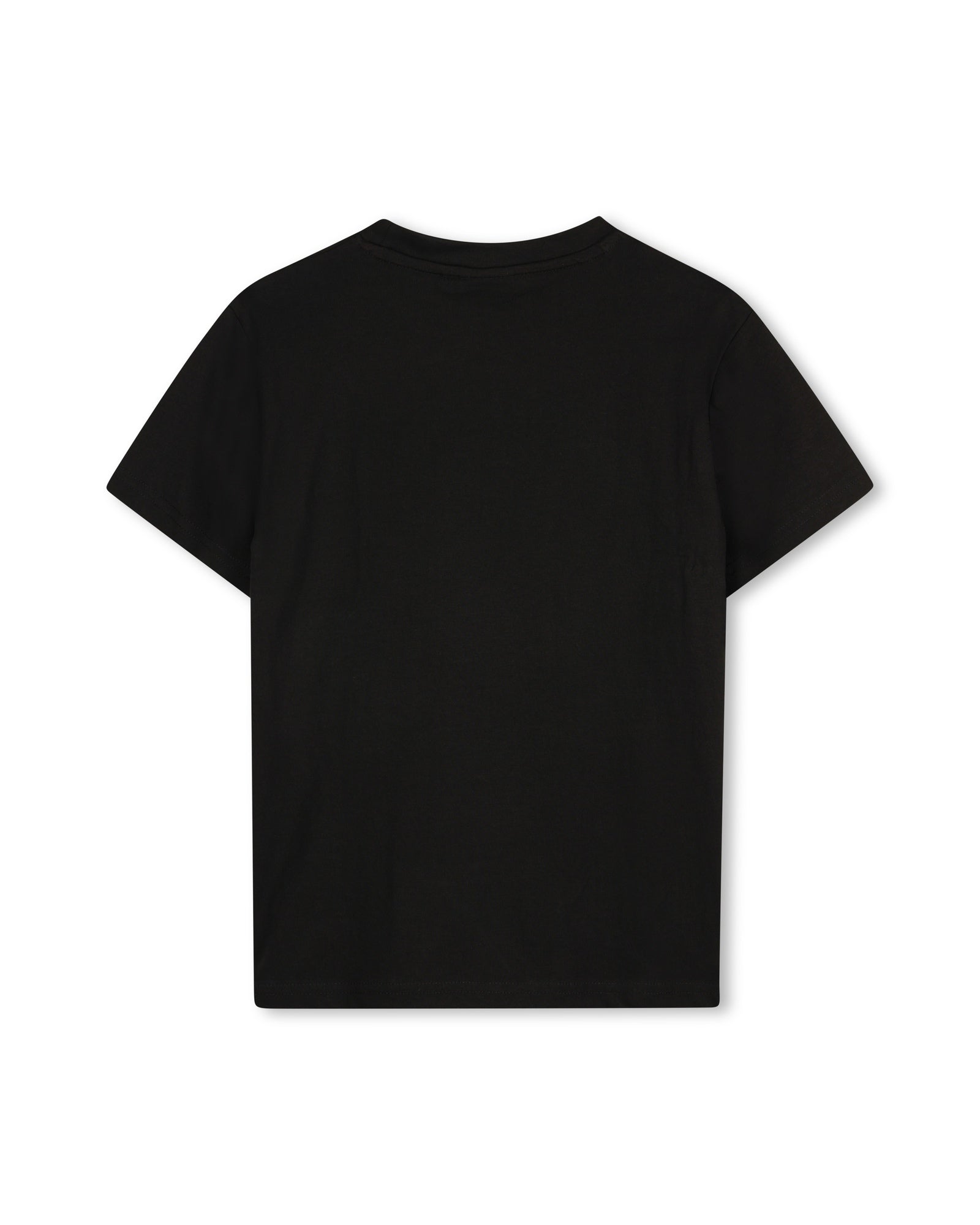 Short-sleeved cotton T-shirt - Black
