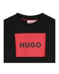 Short-sleeved cotton T-shirt - Black
