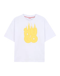 T-shirt manches courtes en coton - Blanc