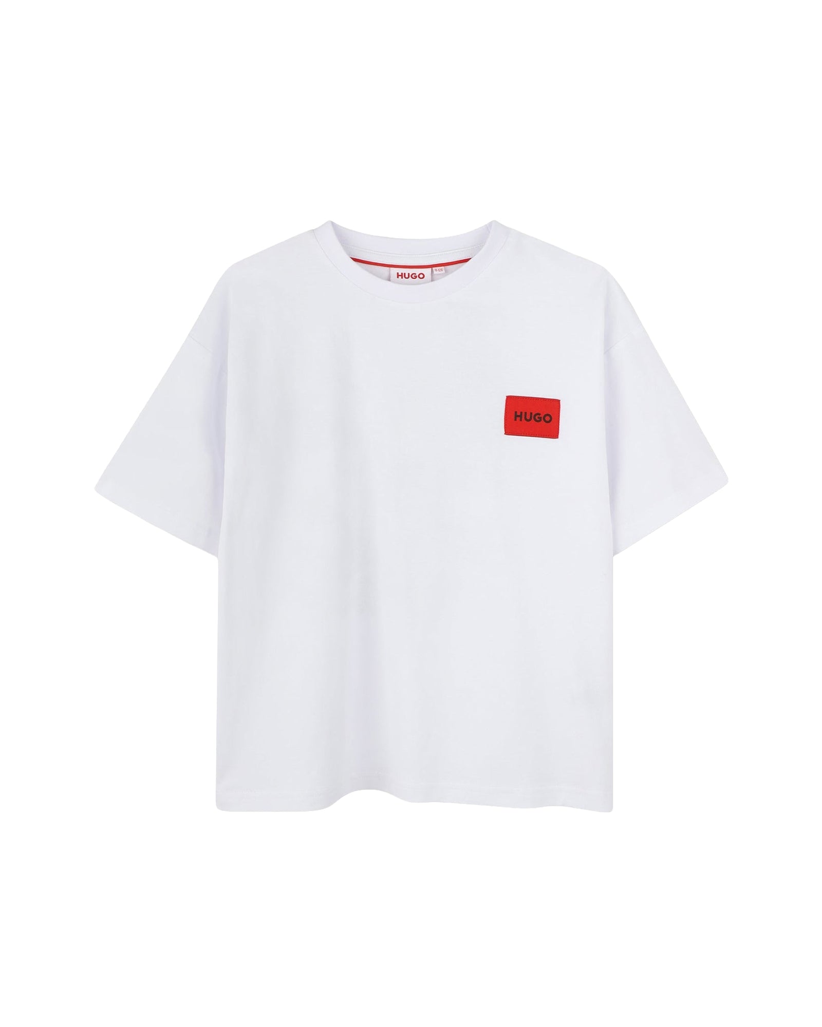 T-shirt manches courtes avec logo en coton - Blanc