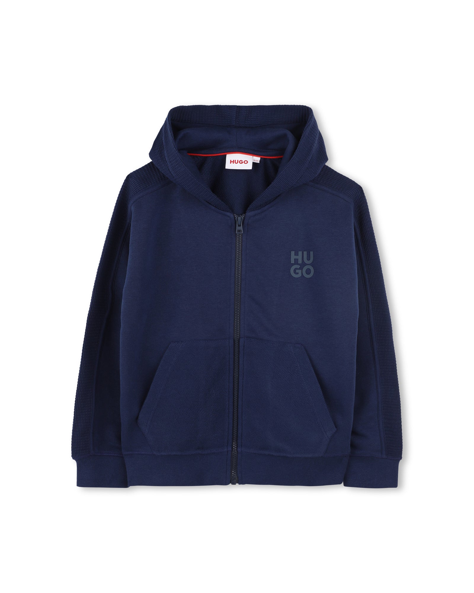 Cardigan à capuche en coton - Médiéval Blue