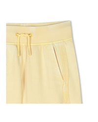 Fancy shorts with cotton logo - Chick yellow