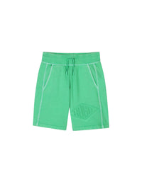 Short fantaisie avec logo en coton - Island Green