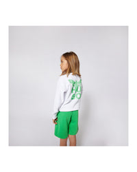 Fancy shorts with cotton logo - Island Green