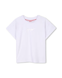 T-shirt manches courtes en coton - Blanc