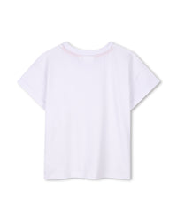 Short-sleeved cotton T-shirt - White