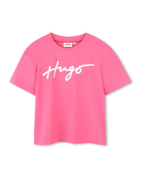 T-shirt manches courtes en coton - Shocking