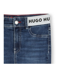 Jegging avec logo en denim - Denim Blue