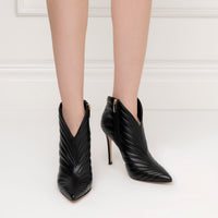 Bottines Eiko 105 en cuir lisse - Noir
