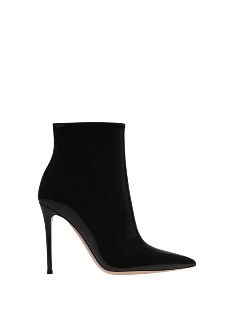 Bottines Avril 105 en cuir verni - Noir