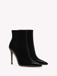 Bottines Avril 105 en cuir verni - Noir