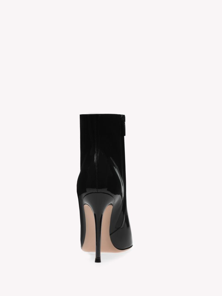 Bottines Avril 105 en cuir verni - Noir