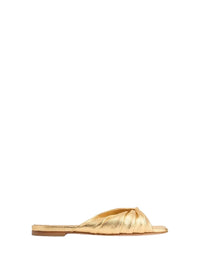 Sandales Selene en cuir lisse - Or