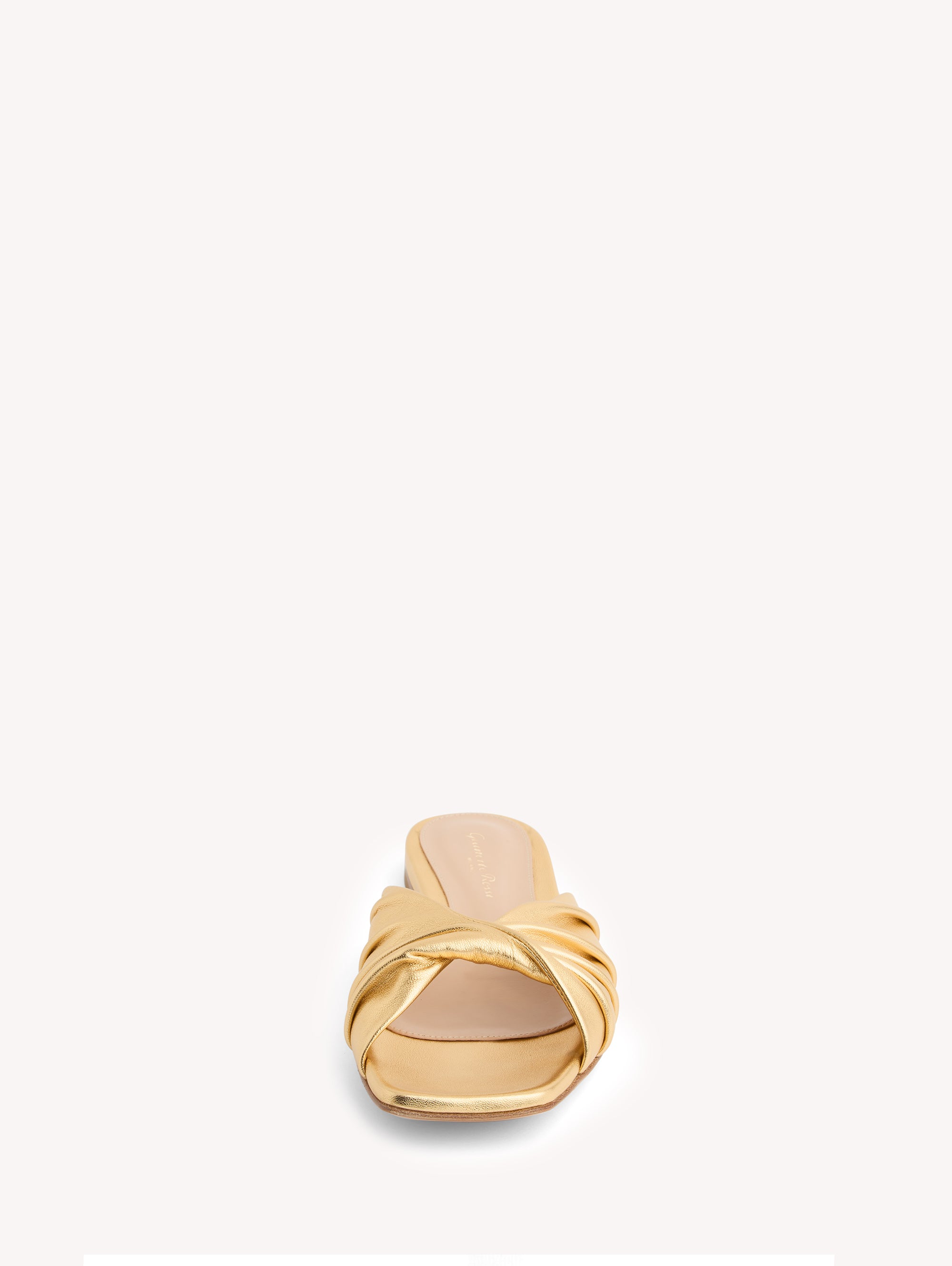 Sandales Selene en cuir lisse - Or