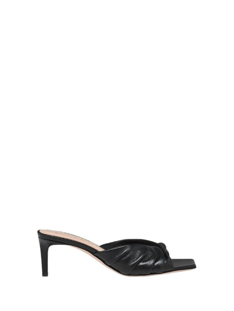 Sandales Selene 55 en cuir lisse - Noir